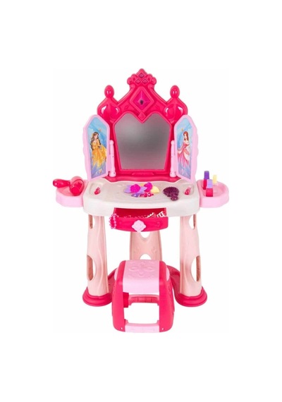 Mey İthalat Pretty Pinky Işıklı Ve Sesli Makyaj Masası Oyun Seti