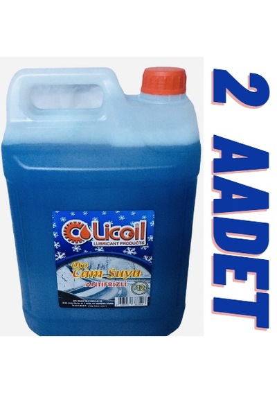 Licoil Cam Suyu Antifrizli &Parfümlü&Şampuanlı-12C 2X5Lt 10Litre N11.491