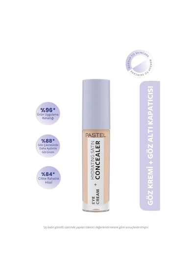 Pastel Eye Cream + Hydrating Satin Concealer 61 Vanilla