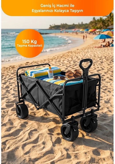 Kuzeylife Rover Wagon Masalı Portatif Taşıma Arabası