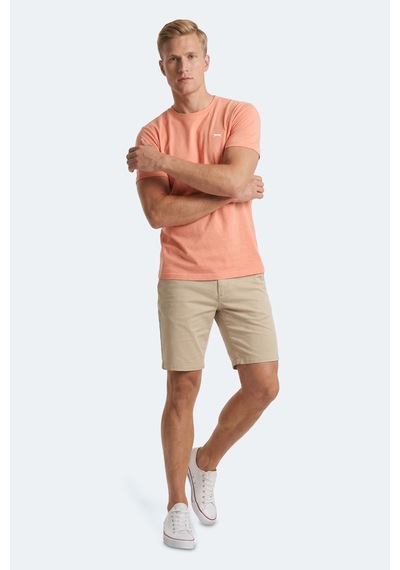 Slazenger Notron I Erkek Somon Tişört Pembe