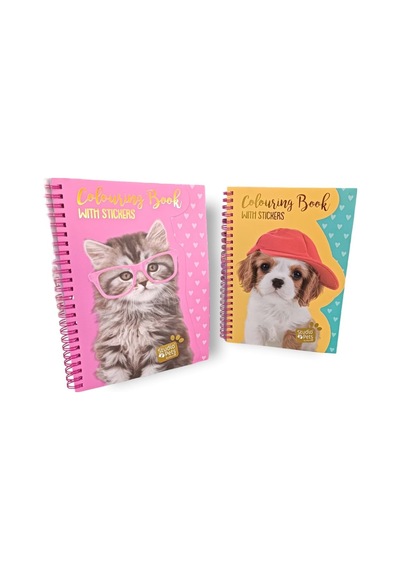Dolphin Studıo Pets A5 Stickerlı Defter Pt-7786 Çok Renkli