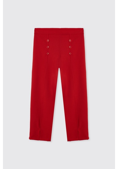 Panço Kız Çocuk Mercan Pantolon 2611gk04024 Kırmızı