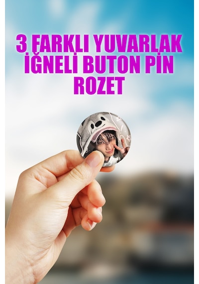 Bang Chan Stray Kids Kpop Çanta Süsü Rozet İğneli Buton Rozet Seti 3 Adet Üçlü