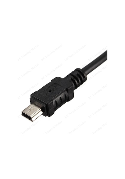 Taşınabilir Diskler Için Usb Y Kablosu 2 Usb - Mini Usb 5-Pin