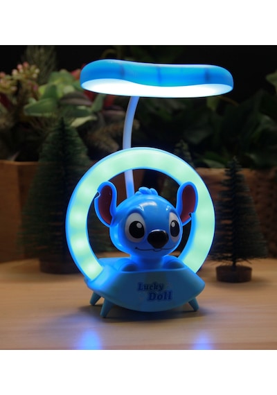 Mavi Stitch Gece Lambası Şarjlı