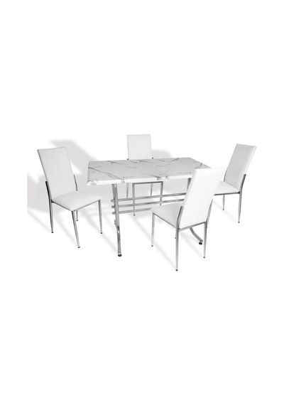 Japon - Gözde Masa Takımı - 70x120 Werzalit, Wermodin Ve Allzalit Tabla - Afyon Mermer - Beyaz Çok Renkli Japon - Gözde Masa Takımı - 70x120 Werzalit, Wermodin Ve Allzalit Tabla - Afyon Mermer - Beyaz Çok Renkli