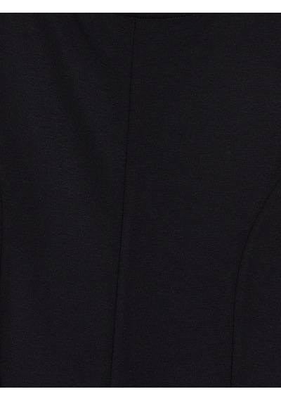 Lcwaıkıkı Curve Siyah Büyük Beden Fırfırlı Peplum Bluz