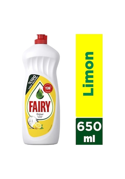 Sıvı Bulaşık Deterjanı Limon 650ml