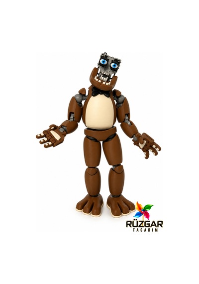 Fnaf Freddy Five Nights At Freddy's Eklemli Dummy T13 Koleksiyon Figürü