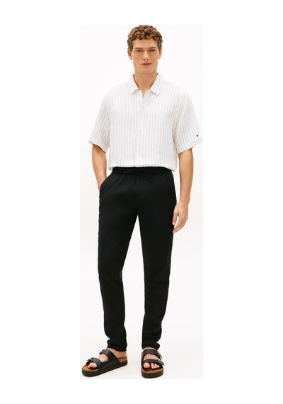 Tommy Hilfiger Harlem Po Sorona Lınen Siyah