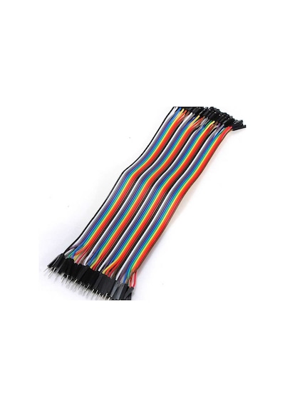 40 Adet Erkek-Dişijumper Kablo 10Cm