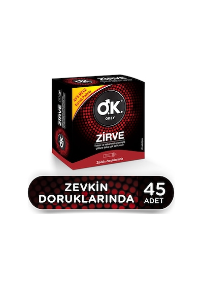 Okey Zirve Prezervatif 45'li
