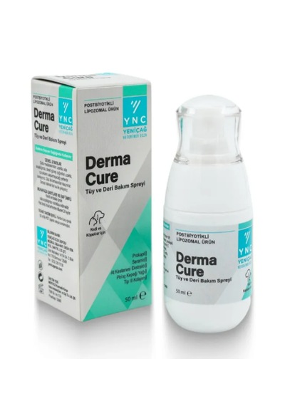 Derma Cure Tüy Ve Deri Bakım Spreyi 50 Ml - Kedi Ve Köpek Cilt Nemlendirici & Parlatıcı Sprey
