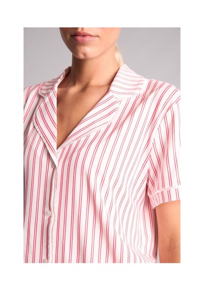 Defacto Regular Fıt Kısa Kollu 2li Softshell Kırmızı Pijama Takımı I3489ax26aurd197 Kırmızı-rd197
