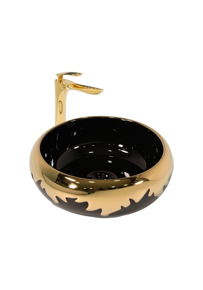 Paluci Rita Black Gold Lavabo Sırlı