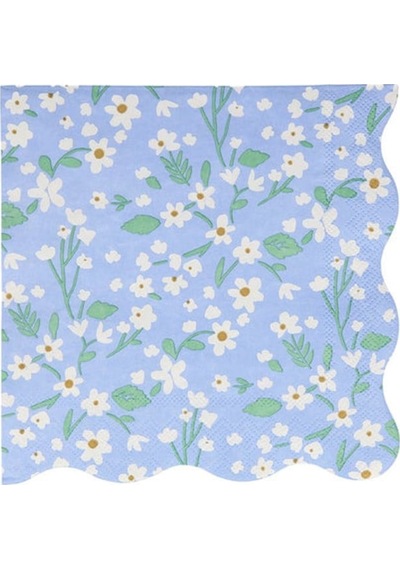 Meri Meri - Ditsy Floral Napkins - Çiçekli Peçeteler - L - 20'li