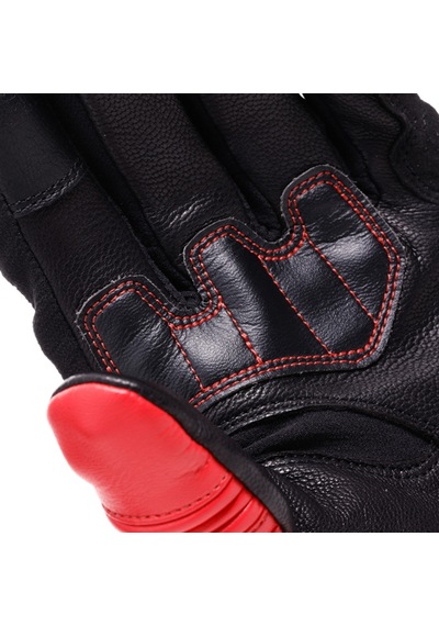 Dainese Daınese Eld/ Reacto Carbon Short Gloves Black/ Red Lava