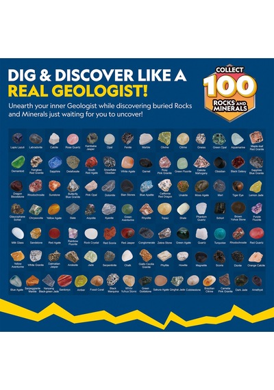 Dünyanın Kayaları Ve Mineralleri Araştırma Seti 3d Puzzle G0801