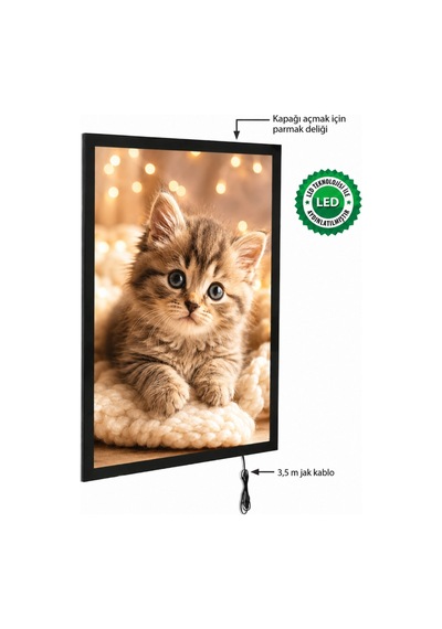 Magneco Ledbox Tek Taraflı Işıklı Çerçeve B2