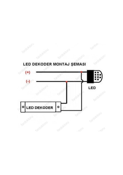 Oto Led Ampul Arıza Lambası Engelleyici Canbus Dekoder 21W