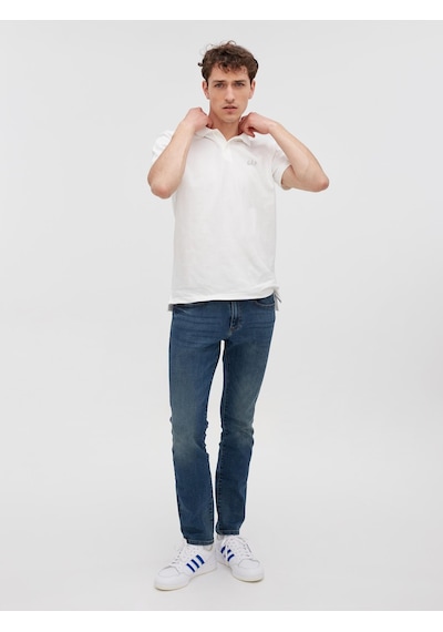 Gap 586306005 F-logo Pk Erkek Polo Tişört Beyaz