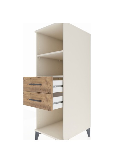 Kronos Dolap 2 Raflı 2 Çekmeceli 44x59x134 Aytaşı-çam Aytaşı
