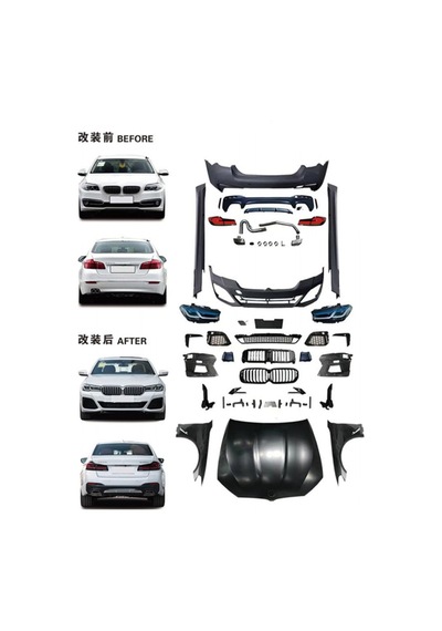 Bmw 5 Serisi F10/f18 Uyumlu 2021 M5 G30/g38 Yükseltme Body Kit Makyajlama Seti-hazır Stok