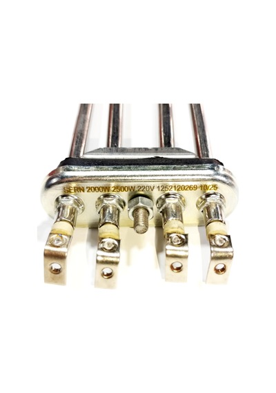 Öztiryakiler Çamaşır Makinesine Uyumlu Isıtıcı Rezistans 42cm 2500w+2000w 230v Cr304
