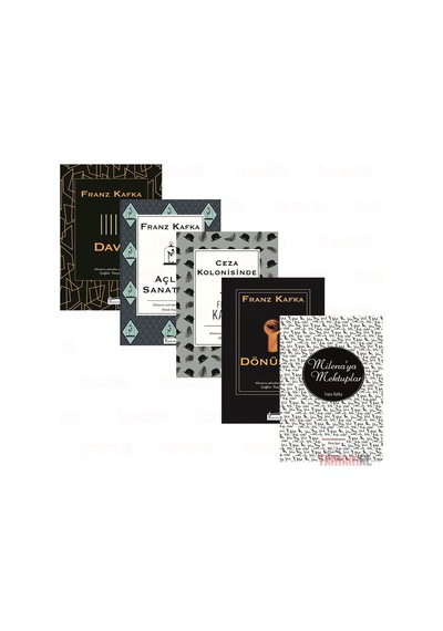 Franz Kafka Dönüşüm Dava Açlık Sanatçısı Ceza Kol. 5 Bez Ciltli