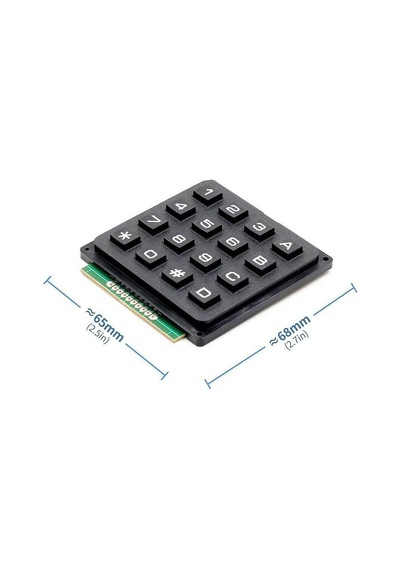 4x4 Matrix Tuş Takımı Keyboard Keypad 16 Buton Alarm Şifre