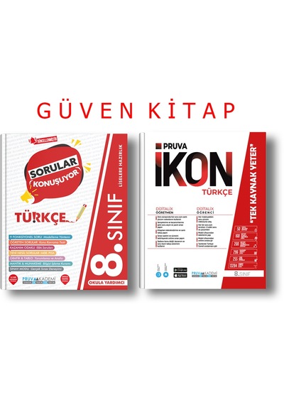 Pruva Akademi 8.sınıf Lgs Türkçe Sorular Konusuyor-ikon Seti