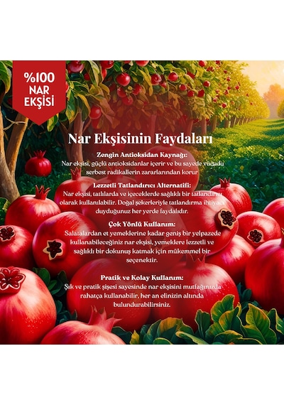 Mim and More Nar Ekşisi 250 ML