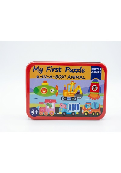 Ahşap İlk Puzzle 6 Farklı Tema Araçlar Serisi