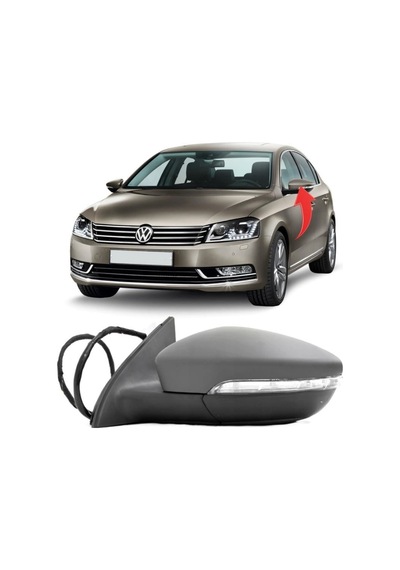 Passat B7 2010-2015 Sol Ayna Katlanır Çevre Aydınlat 9 Pin 3aa857507a