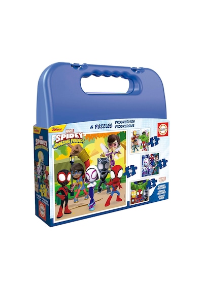 Educa Örümcek Adam 6+9+12+16 Parça Aşamalı Puzzle - Erkek Çocuk 1 Adet