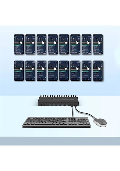 Powermaster Us1016 Profesyonel 16 Port Usb Çoklu Kontrol Ve Senkronizasyon Cihazı