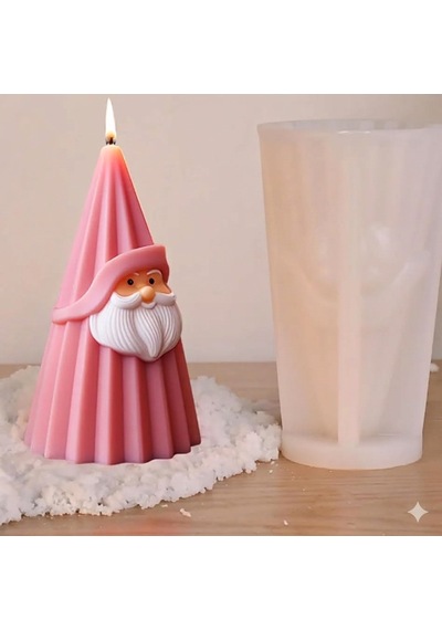Noel Baba Silikon Kalıp 12,2x6,6x7,7 Cm