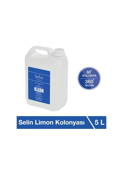 Selin Limon Kolonyası 5 Litre 80 Derece