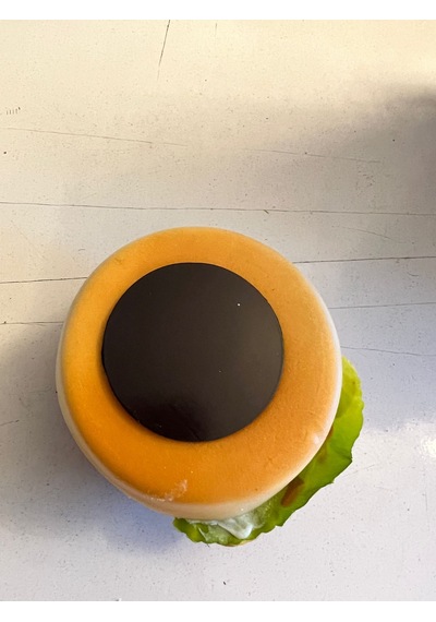 Magnetli Yapay Hamburger Buz Dolabı Süsü Ve Oyuncak