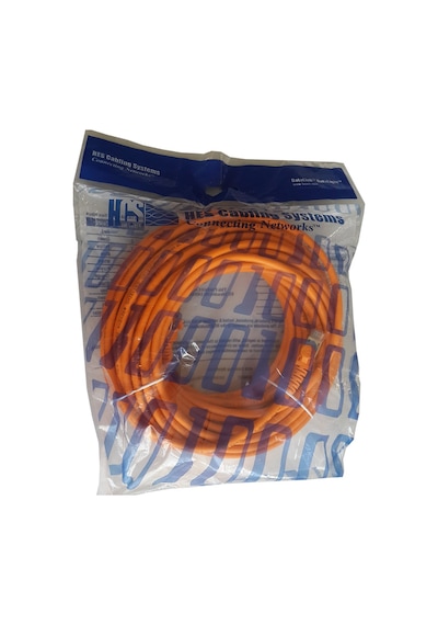 Hcs T6A-00480-B02 S/Ftp Cat6A Lsoh Patch Cord 20M Turuncu