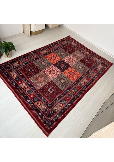 Andromeda Halı Artline Serisi 0l406c Salon Oturma Yatak Odası Halısı Kırmızı