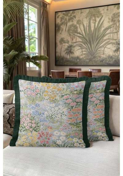 Çiçek Bahçesi Vintage Saçaklı Yastık Kılıfı - Romantik Mavi Yeşil Lacivert Püsküllü Kırlent Kılıfı Buzlu Atlas Opal Çiçek Bahçesi Vintage Saçaklı Yastık Kılıfı - Romantik Mavi Yeşil Lacivert Püsküllü Kırlent Kılıfı Buzlu Atlas Opal
