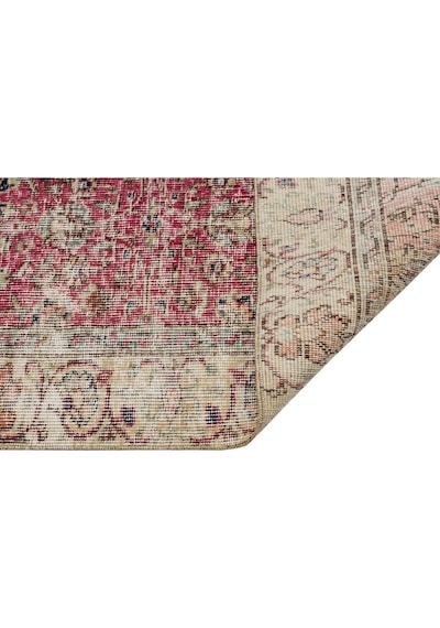 Gerçek El Dokuma Eskıtme Vıntage Halı 144 X 235 Cm 9591