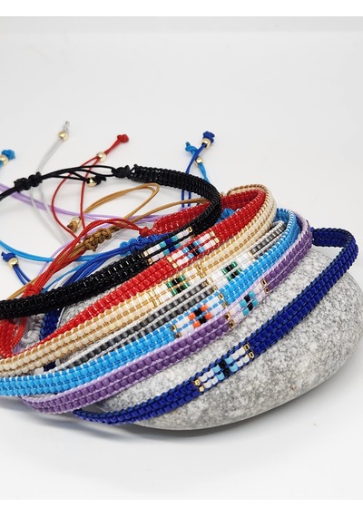 Harmel Jewelry Miyuki 7 Renk 7 Mod 7 Gün Bileklik Çok Renkli