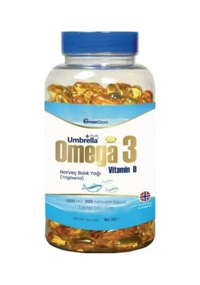 Green Store Umberalla Omega 3 Balık Yağı 200 Kapsül