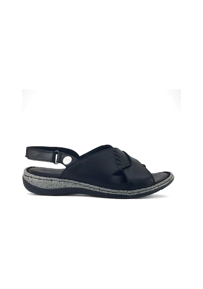 Mammamia D25ys-2525 Deri Comfort Kadın Sandalet Siyah