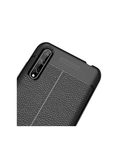 Huawei P Smart S (Y8P) Kılıf Deri Tarzı Niss Silikon Case