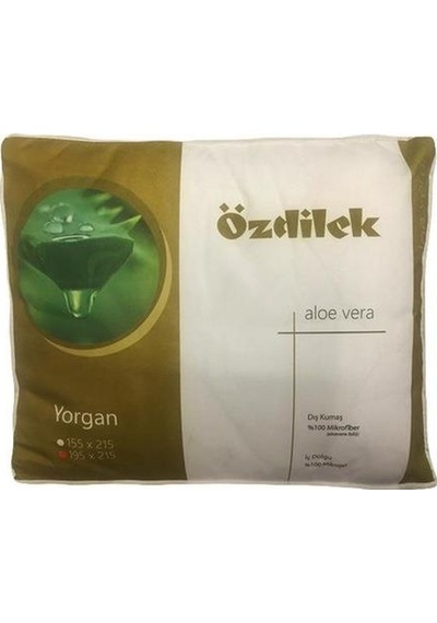 Özdilek Aloe Vera Beyaz Çift Kişilik Yorgan Beyaz
