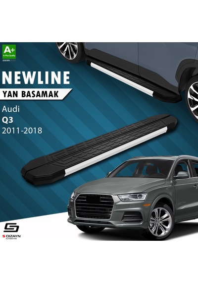 S-dizayn Audi Q3 8u Newline Aluminyum Yan Basamak 173 Cm 2011-201